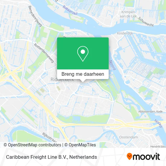 Caribbean Freight Line B.V. kaart