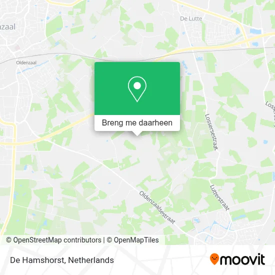 De Hamshorst kaart
