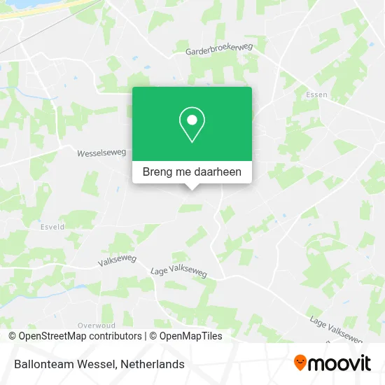 Ballonteam Wessel kaart