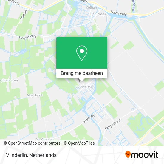 Vlinderlin kaart