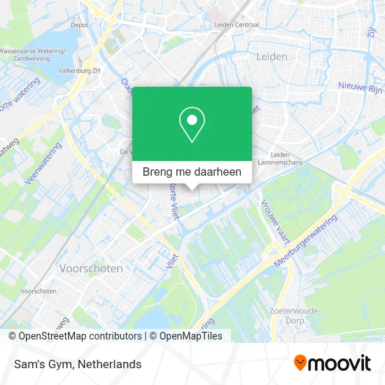 Sam's Gym kaart