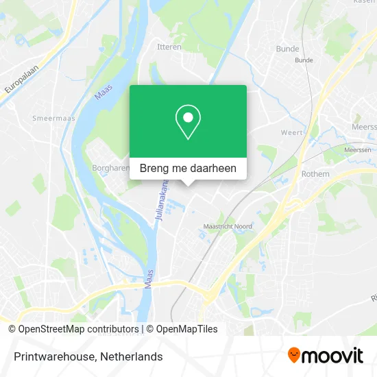 Printwarehouse kaart