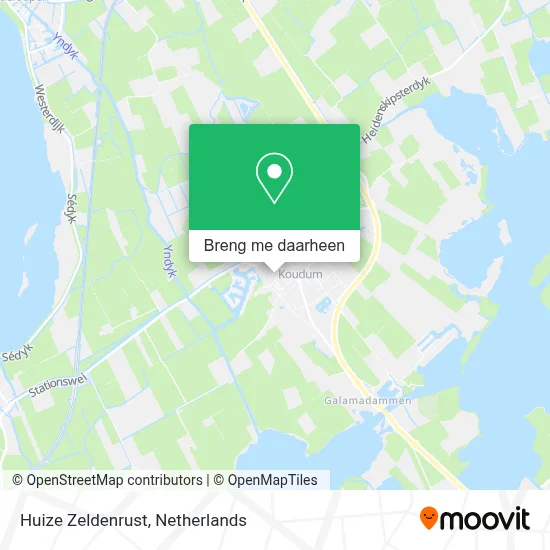 Huize Zeldenrust kaart
