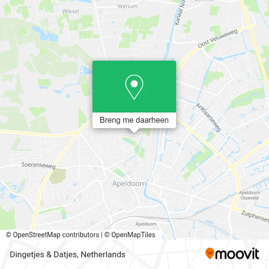 Dingetjes & Datjes kaart