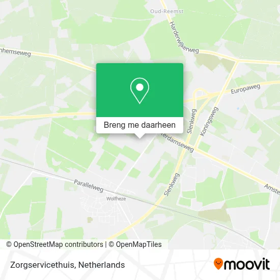 Zorgservicethuis kaart
