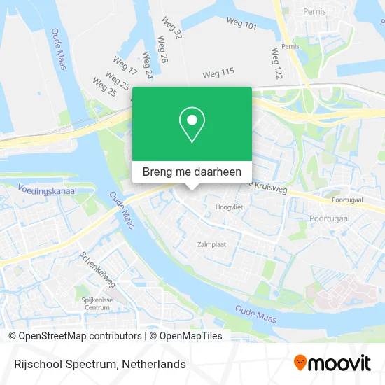 Rijschool Spectrum kaart