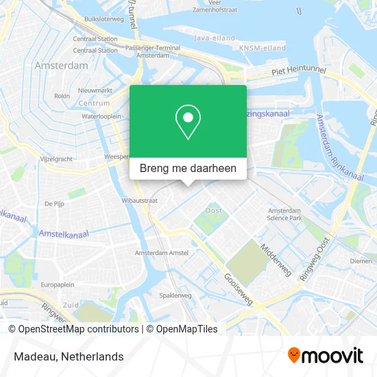 Madeau kaart