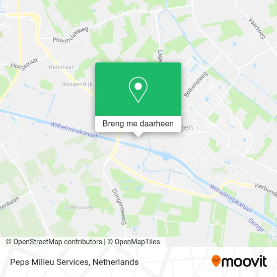 Peps Milieu Services kaart