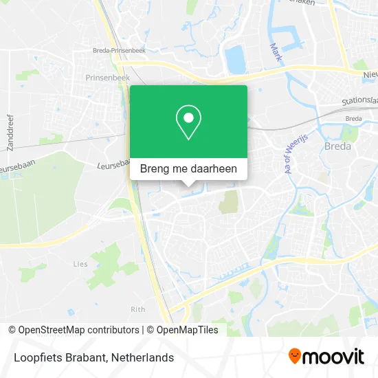 Loopfiets Brabant kaart