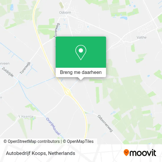 Autobedrijf Koops kaart
