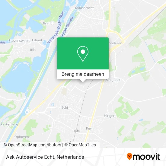 Ask Autoservice Echt kaart
