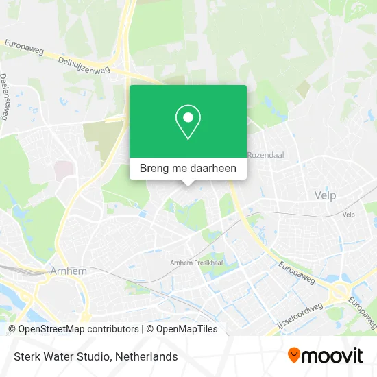 Sterk Water Studio kaart