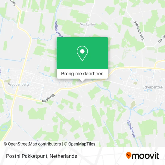 Postnl Pakketpunt kaart