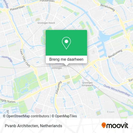 Pvanb Architecten kaart