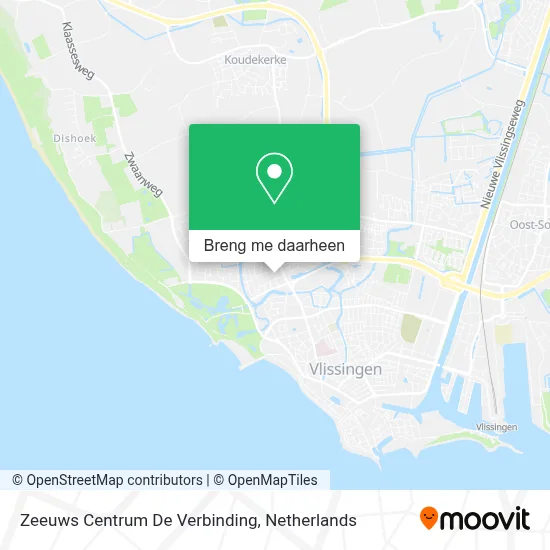 Zeeuws Centrum De Verbinding kaart