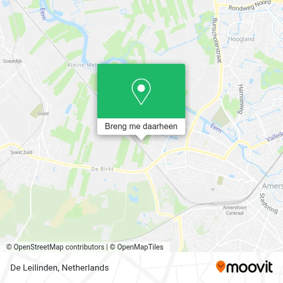 De Leilinden kaart