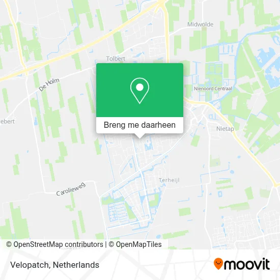 Velopatch kaart