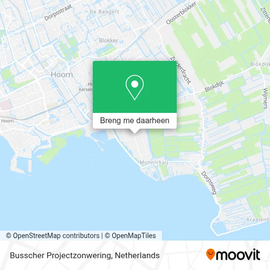 Busscher Projectzonwering kaart