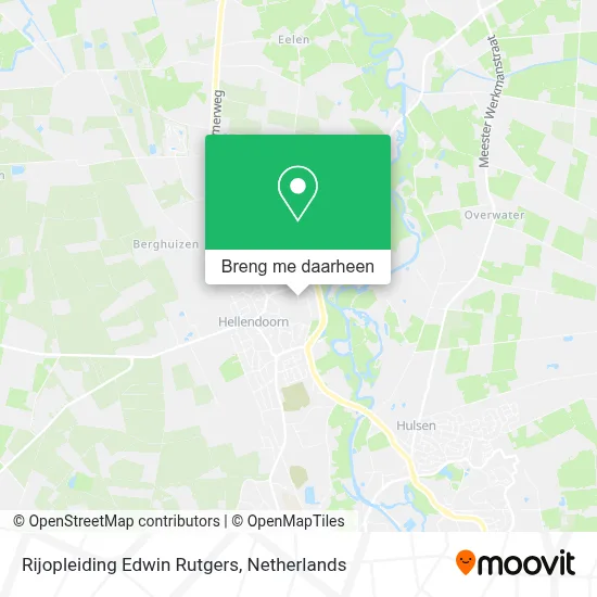 Rijopleiding Edwin Rutgers kaart