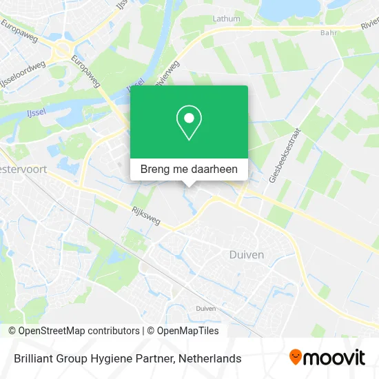 Brilliant Group Hygiene Partner kaart