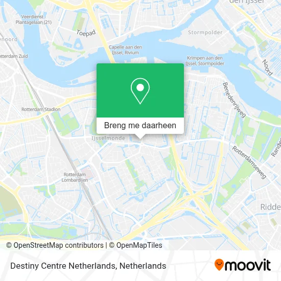 Destiny Centre Netherlands kaart