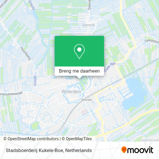 Stadsboerderij Kukele-Boe kaart