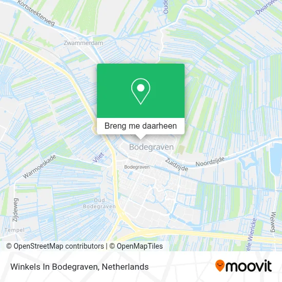 Winkels In Bodegraven kaart