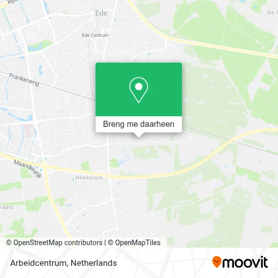 Arbeidcentrum kaart