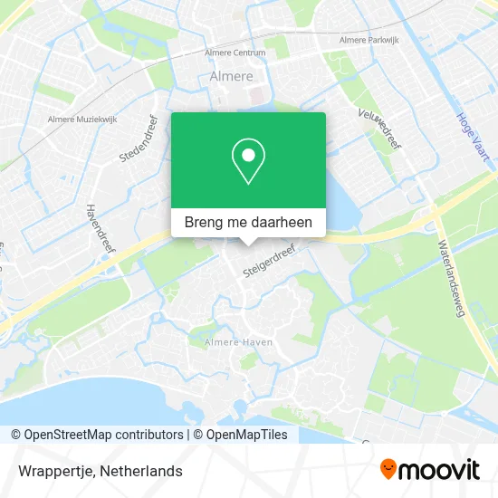 Wrappertje kaart