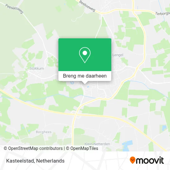 Kasteelstad kaart