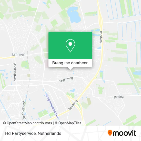 Hd Partyservice kaart