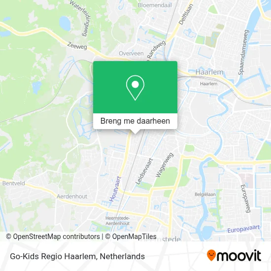 Go-Kids Regio Haarlem kaart