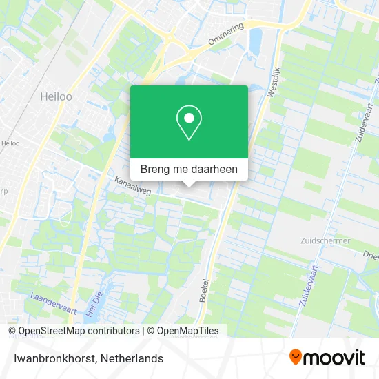 Iwanbronkhorst kaart