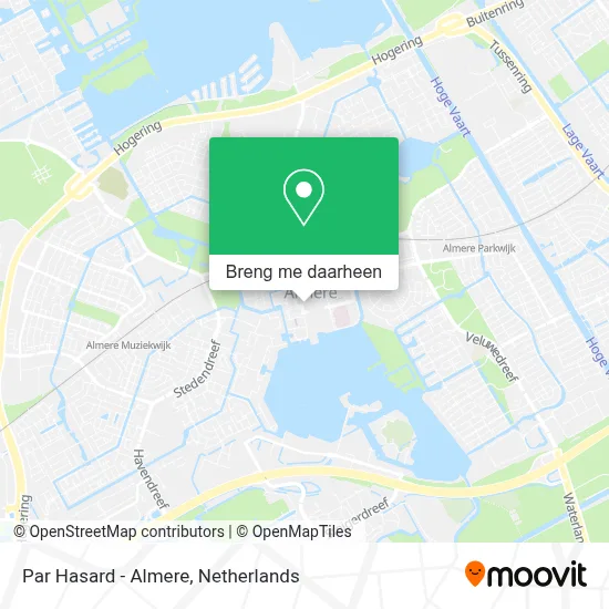 Par Hasard - Almere kaart