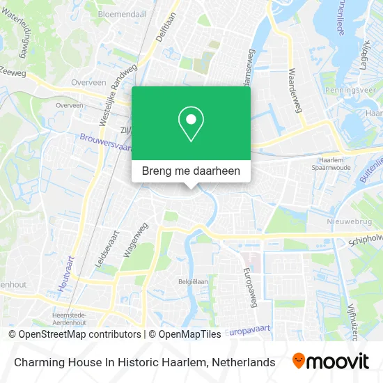 Charming House In Historic Haarlem kaart