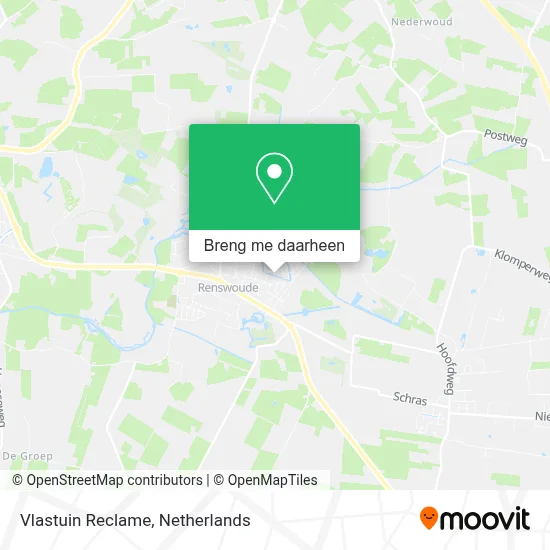 Vlastuin Reclame kaart