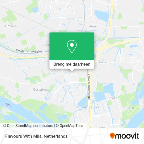 Flavours With Mila kaart
