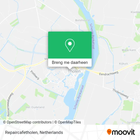 Repaircafetholen kaart