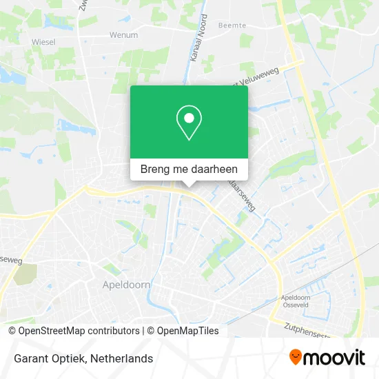 Garant Optiek kaart