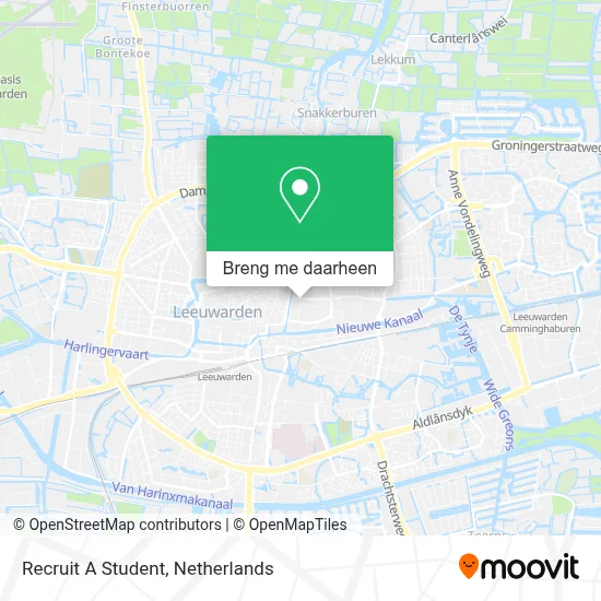 Recruit A Student kaart