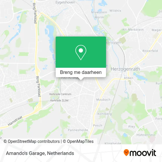 Amando's Garage kaart