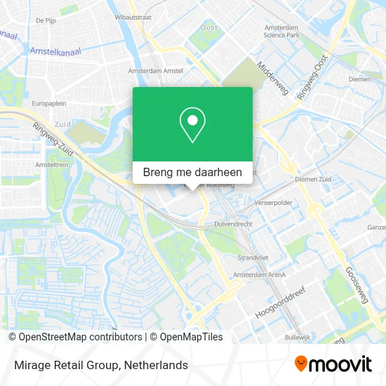 Mirage Retail Group kaart