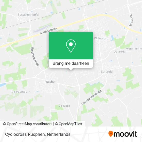 Cyclocross Rucphen kaart
