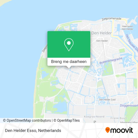 Den Helder Esso kaart