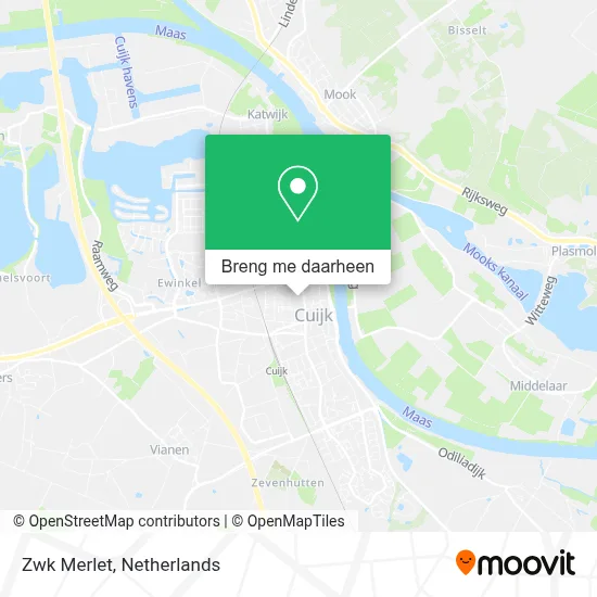 Zwk Merlet kaart