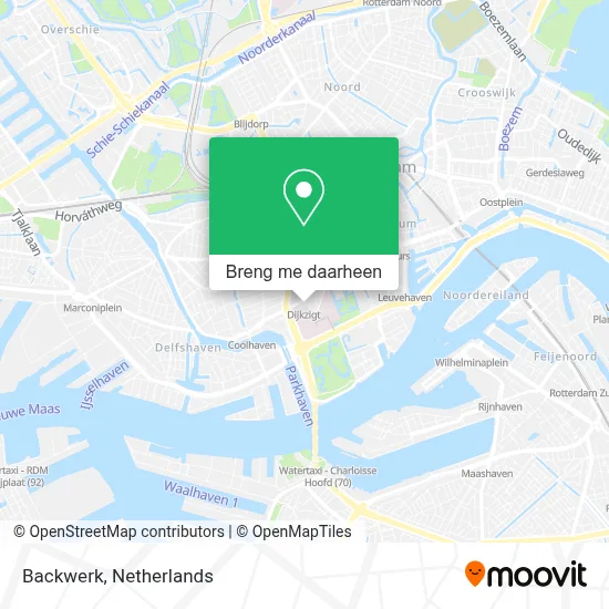 Backwerk kaart