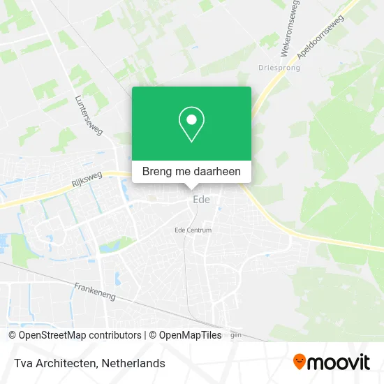 Tva Architecten kaart