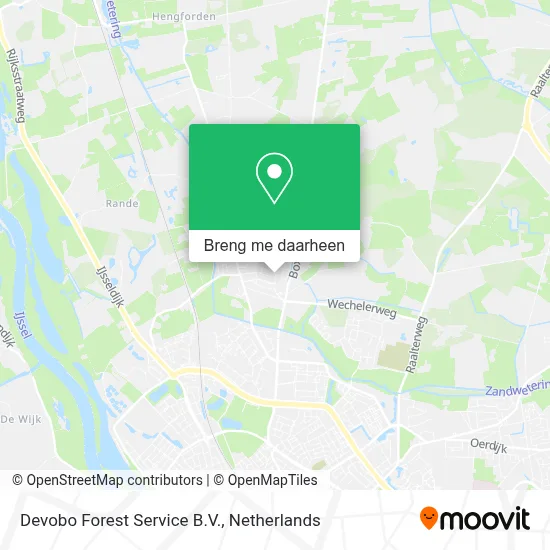 Devobo Forest Service B.V. kaart