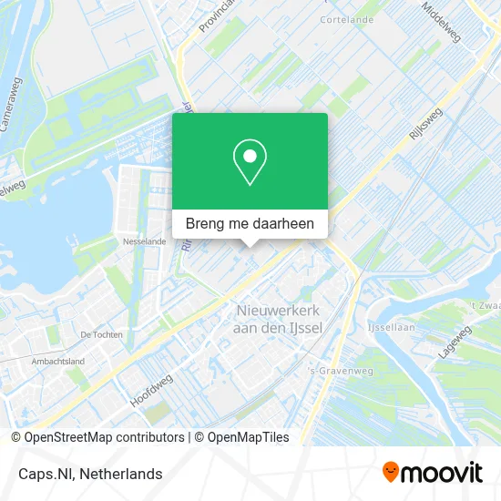 Caps.Nl kaart