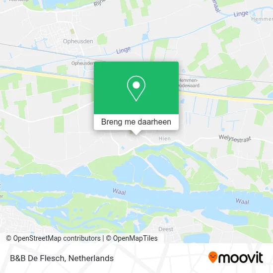 B&B De Flesch kaart